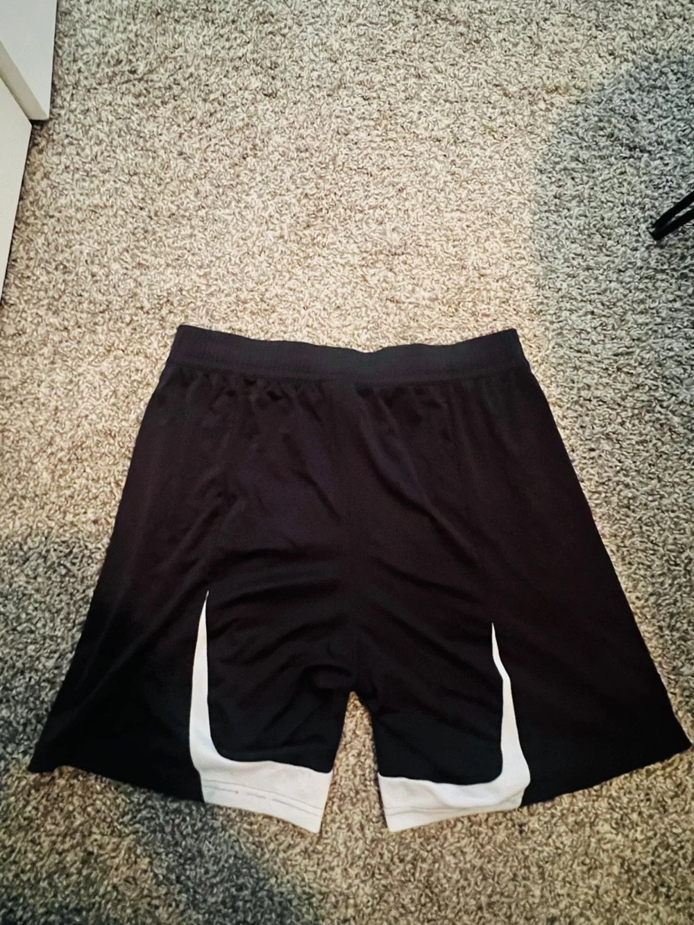 adidas‎ Men’s  Black Athletic Shorts with White Accents